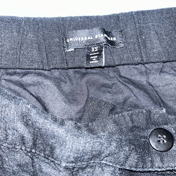 Linen Tearaway Pants - Black - Picture 4 of 5